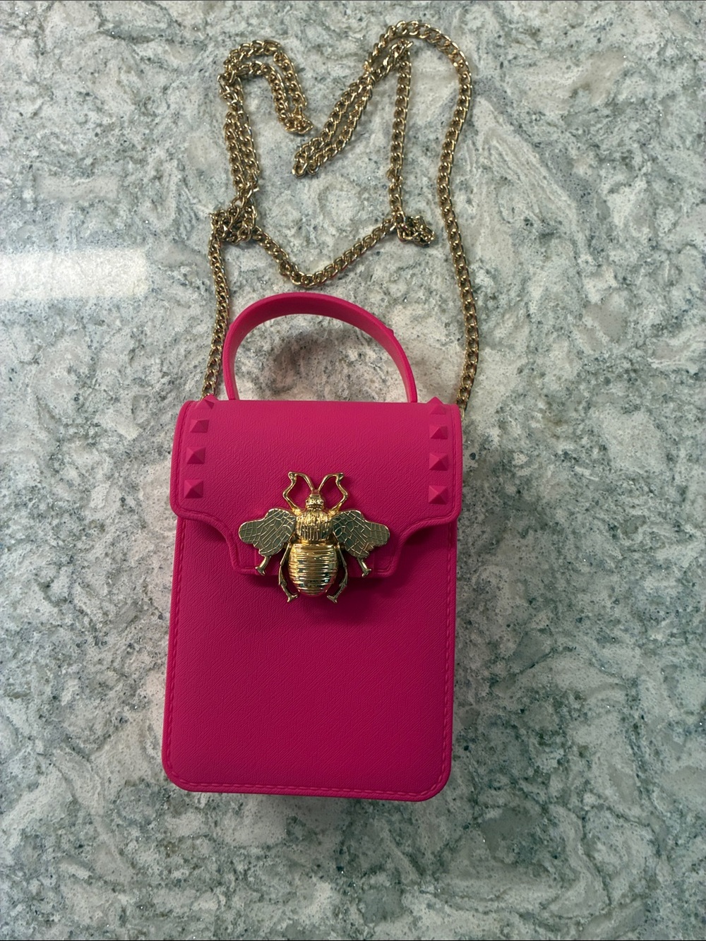 Add a fun POP of color & style! 
EMPERIA BEE 🐝 CROSS
BODY BAG HOT PINK ~ NWOT